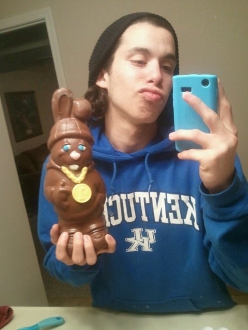 The Easter candy selfie.