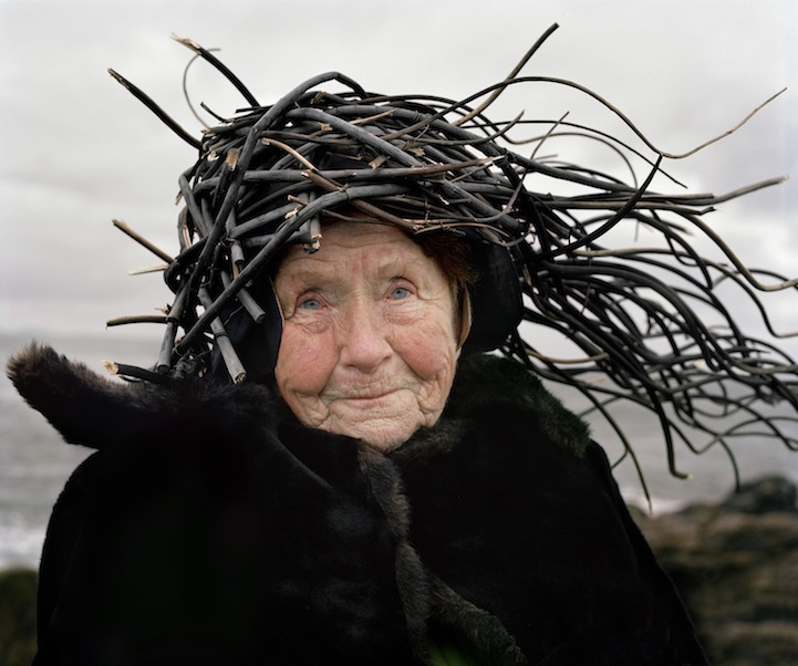 Playful Seniors Wear Organic Materials to Personify Nature 
