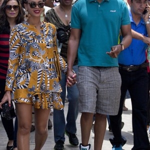 Beyonce and Jay-Z in Cuba