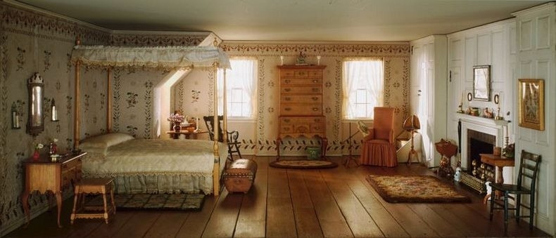 New England Bedroom, 1750-1850