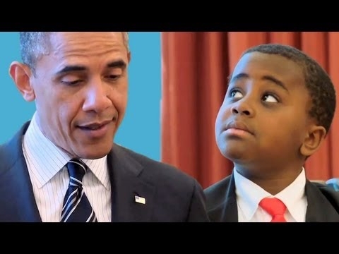 See ‘Kid President’ Meet the Real Commander-in-Chief 