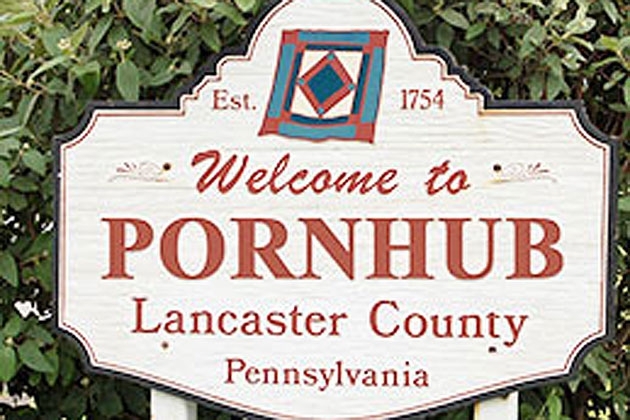 Amish Town Blue Ball, PA Accepts $1 Million to Become Pornhub, PA