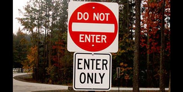 Stop or enter? 