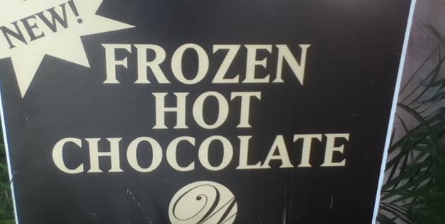 frozen hot chocolate? 