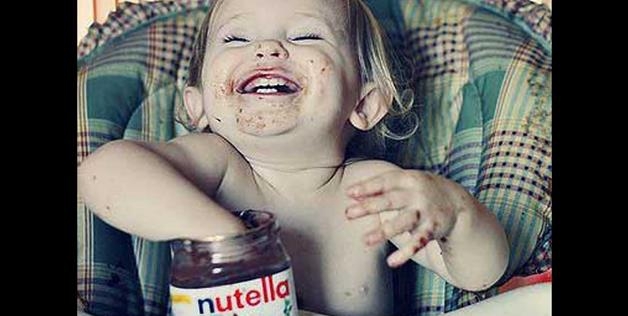 Baby With Nutella 