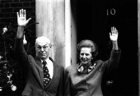 Thatcher and husband Denis Thatcher