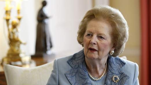 Margret Thatcher Visiting the White House