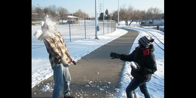 Snowball fights 