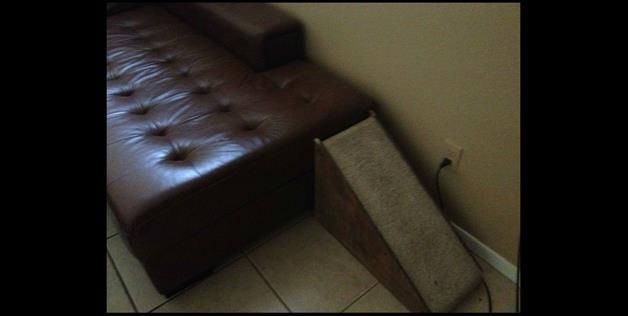 Ramp to the couch 