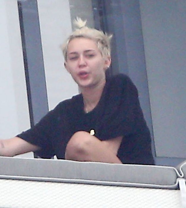Miley Cyrus Smoking A Joint 