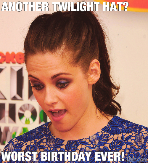 Twilight Hat for Kristen's Birthday 