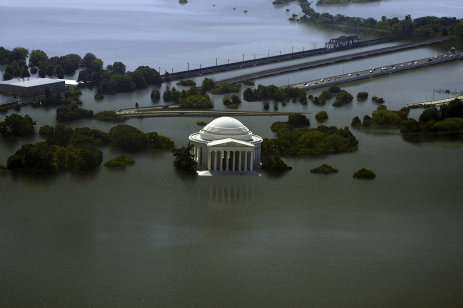 America After 25 Feet Sea Level Rise