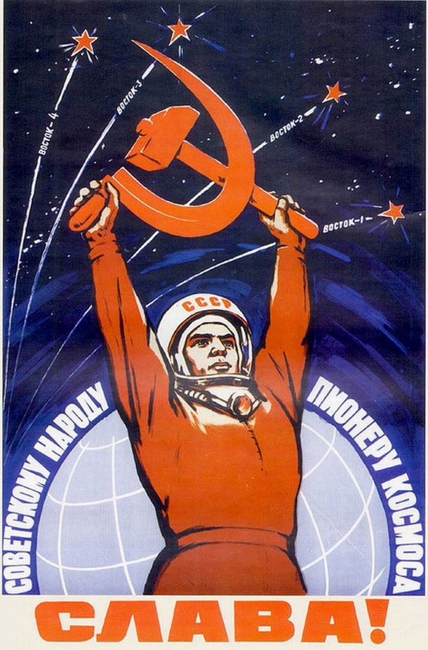 Retro Propaganda Posters From Russia's Space Program 