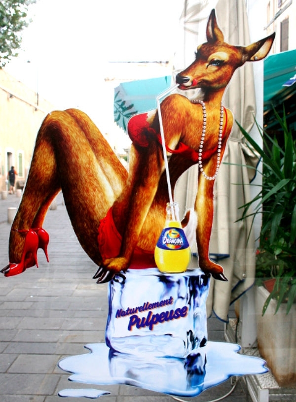 Utterly Ridiculous Orangina Ads Feature Erotic Animals 