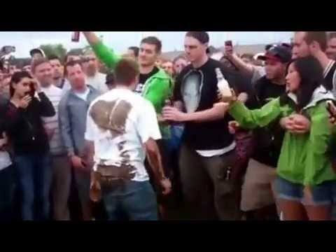 Drunk Guy Gets Knocked Out At Concert Drunk Guy Gets Knocked Out At Concert