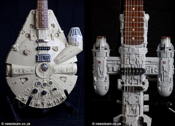 Spaceship Shaped Guitars