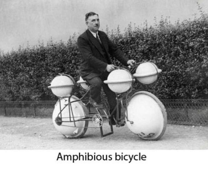 Amphibious bisycle