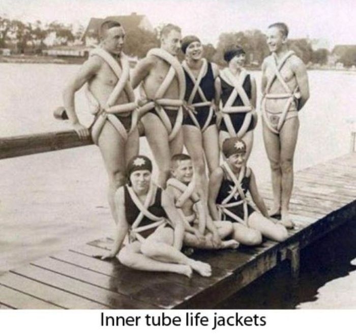 Inner tube life jackets