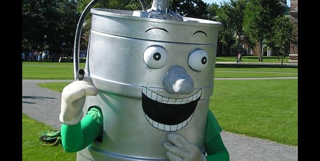 Keggy the Keg is the unofficial mascot of Dartmouth College.