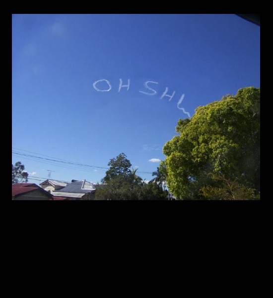 Skywriting humor 