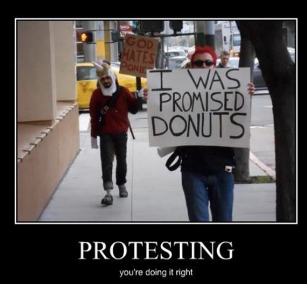 Protesting 