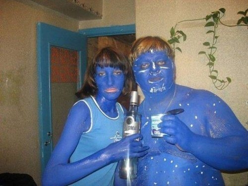 Blue people 