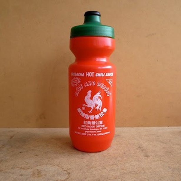 Sriracha water bottle 
