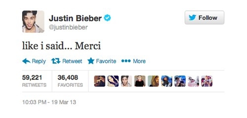 The Stupidest Justin Bieber Tweets That Got At Least 50,000 Retweets 