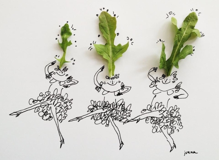 Whimsical Designs Blend Cute Illustrations with Food 