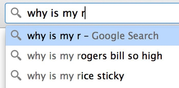 Google search: why is my r