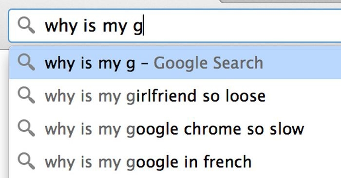 Google search: why is my g