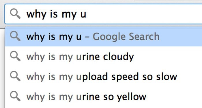 Google search: why is my u