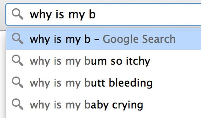 Google search: why is my b