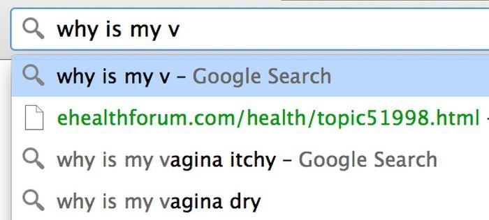 Google search: why is my v