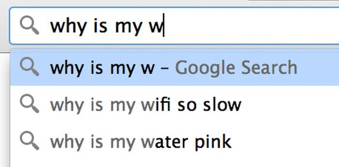Google search: why is my w