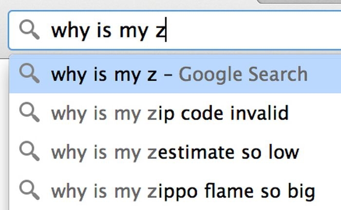 Google search: why is my z