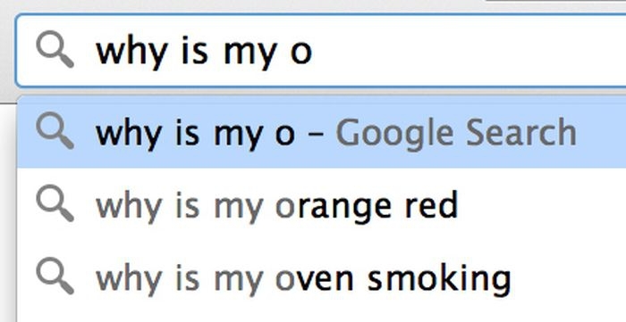 Google search: why is my o