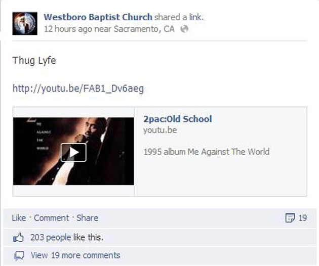 Favorite Ways Anonymous Has Trolled Westboro Baptist’s Facebook* Page