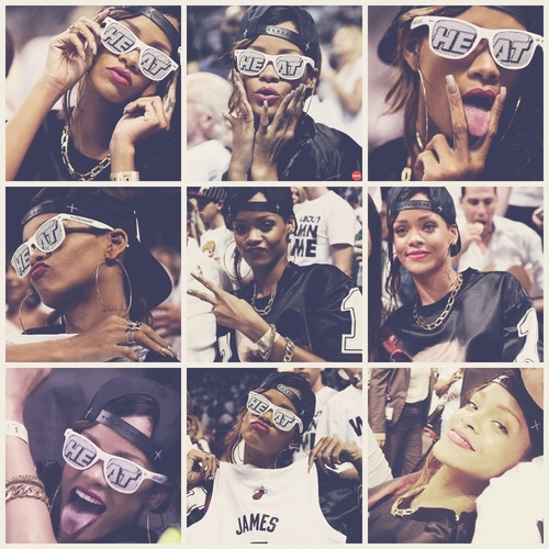 After Canceling Concerts, Rihanna Showed Up At The Miami Heat Game