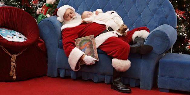All I want for Christmas is... a good nap with Santa