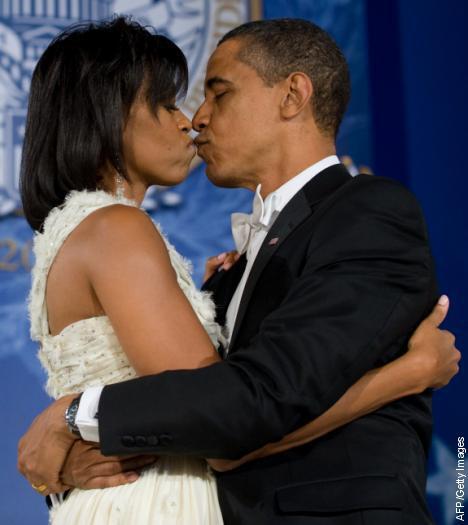 Michelle and Barack