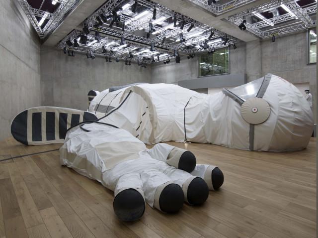 Giant Space Suit in Honor of the First Female Astronaut
