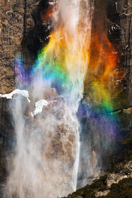 A stunning rainbow on Waterfall 