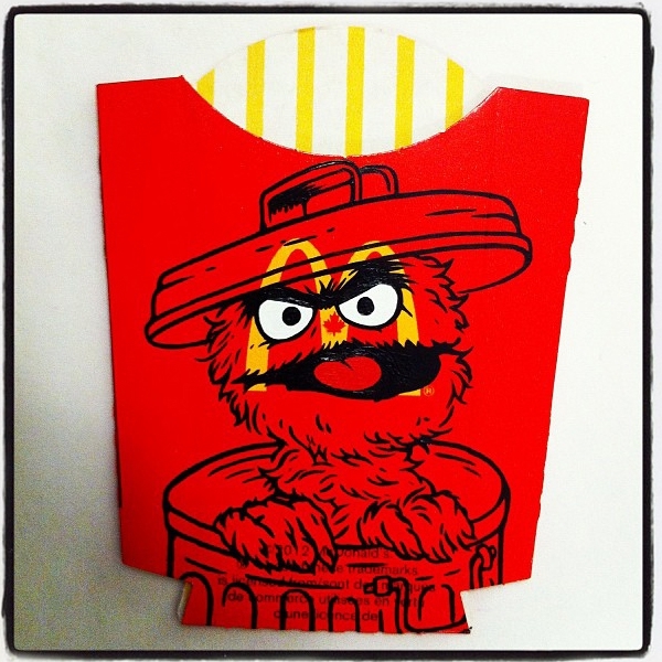 Mischievous Characters Painted On McDonald's Packaging 