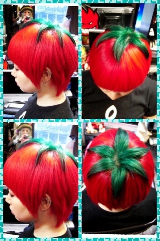 Japan's Eccentric "Ripe Tomato" Hairstyle 