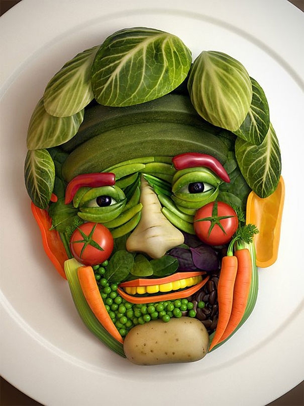 9. Vegetable Face