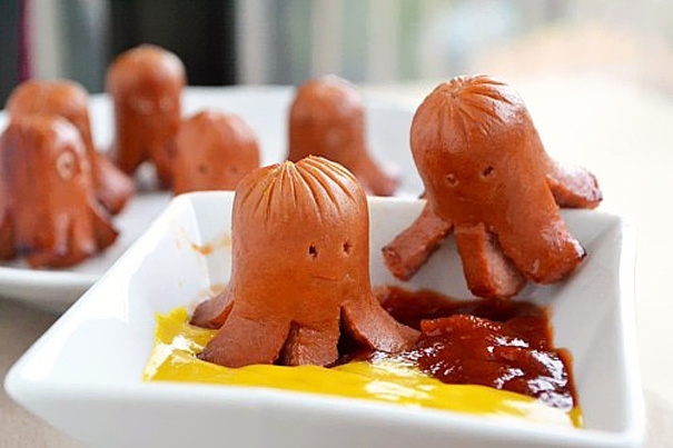 16. Octopus Sausages