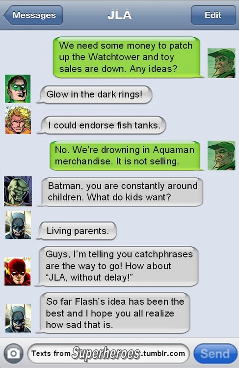 The Best Of 'Texts from Superheroes', A Superpowered Parody Site