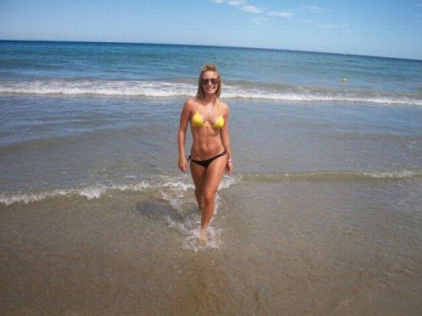 Sexy Girl Hits The beach 