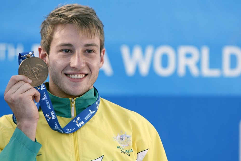Bronze medallist Matthew Mitcham Diving 